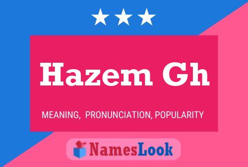 Hazem Gh Name Poster