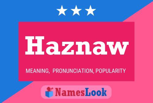 Haznaw Name Poster