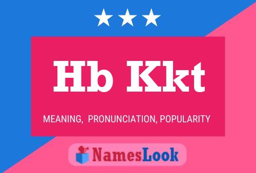 Hb Kkt Name Poster