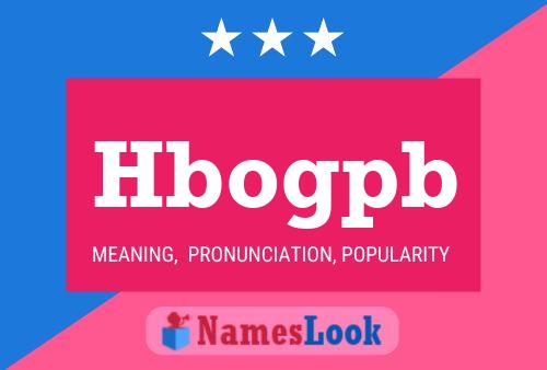 Hbogpb Name Poster