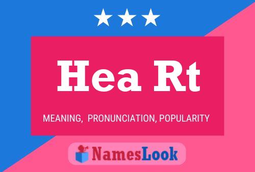 Hea Rt Name Poster