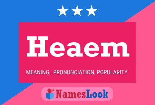 Heaem Name Poster