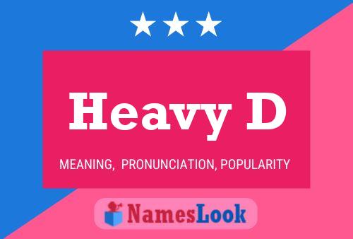 Heavy D Name Poster