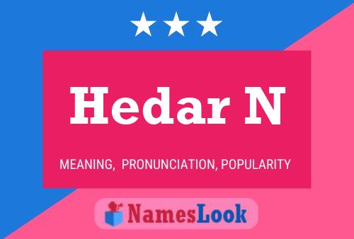 Hedar N Name Poster