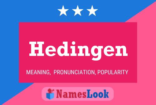 Hedingen Name Poster