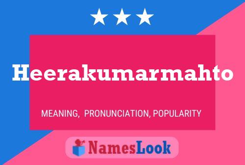 Heerakumarmahto Name Poster