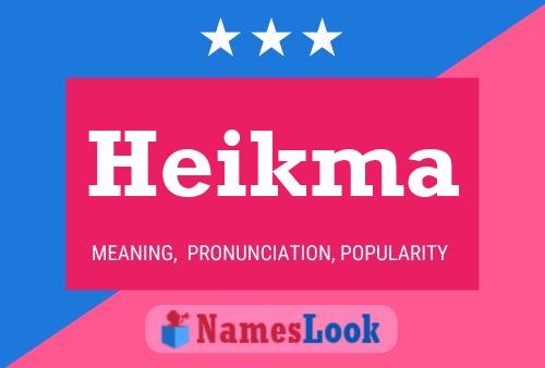 Heikma Name Poster