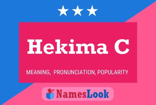 Hekima C Name Poster