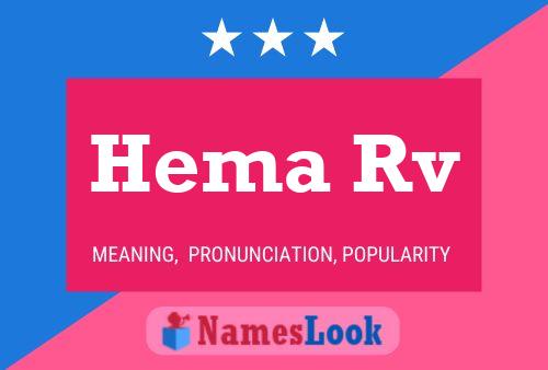 Hema Rv Name Poster