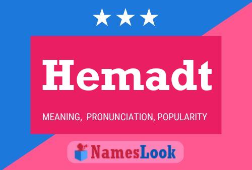 Hemadt Name Poster