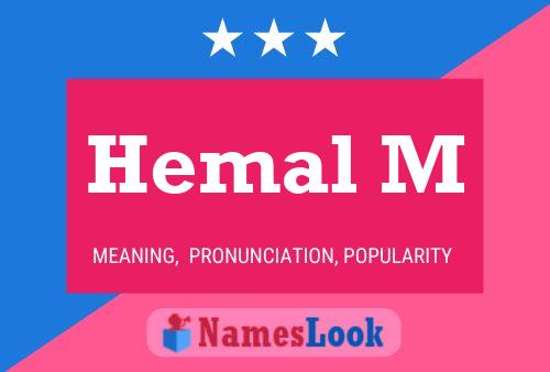 Hemal M Name Poster