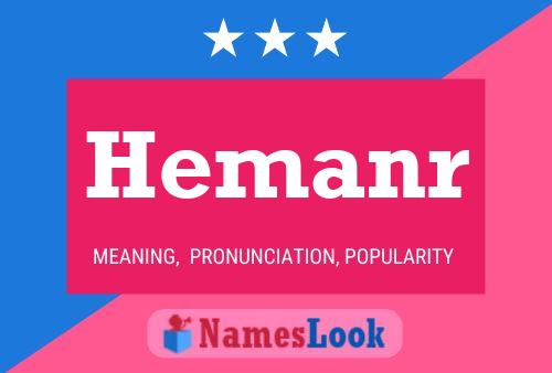 Hemanr Name Poster