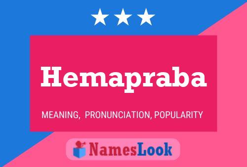 Hemapraba Name Poster