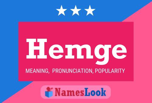 Hemge Name Poster