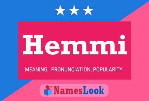 Hemmi Name Poster