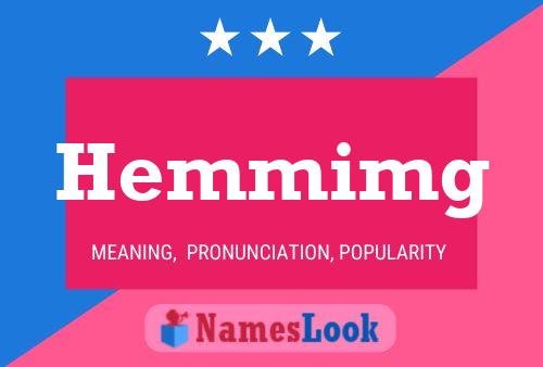 Hemmimg Name Poster