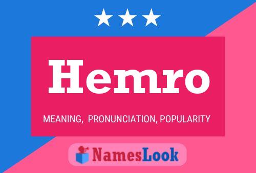 Hemro Name Poster