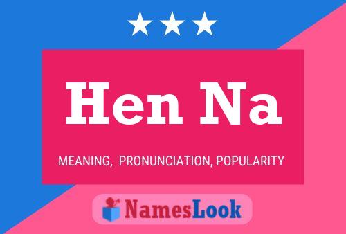 Hen Na Name Poster