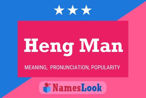 Heng Man Name Poster