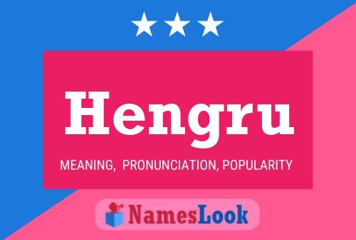 Hengru Name Poster