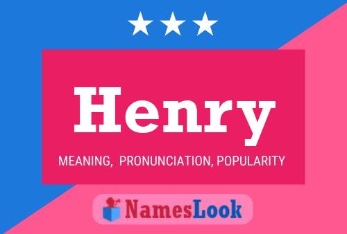 Henry Name Poster