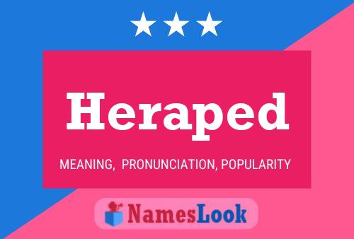 Heraped Name Poster