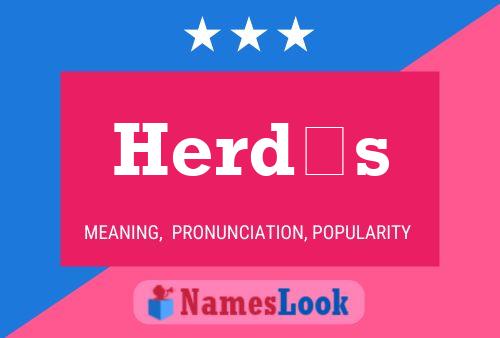 Herdís Name Poster