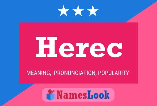 Herec Name Poster