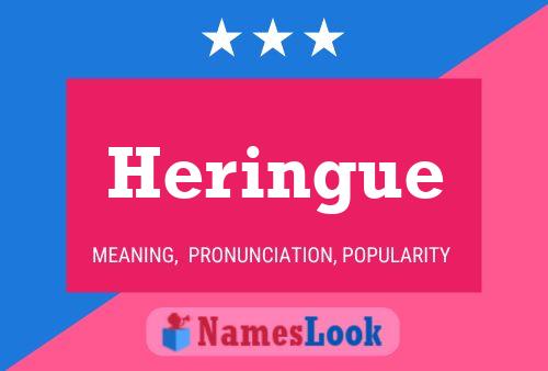 Heringue Name Poster