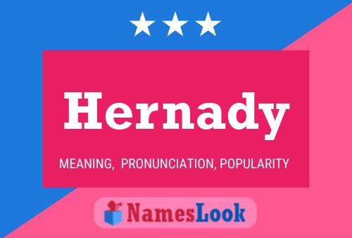 Hernady Name Poster