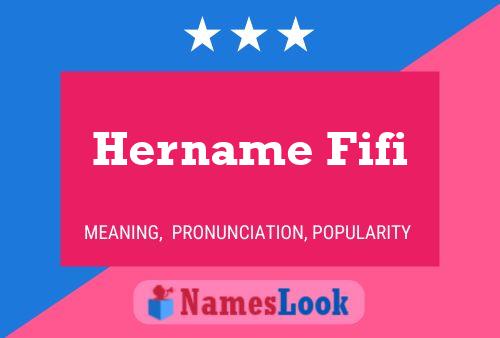 Hername Fifi Name Poster