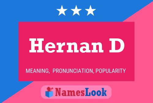 Hernan D Name Poster