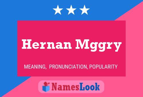 Hernan Mggry Name Poster