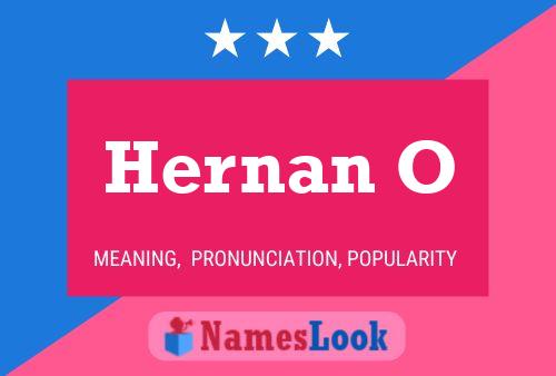 Hernan O Name Poster