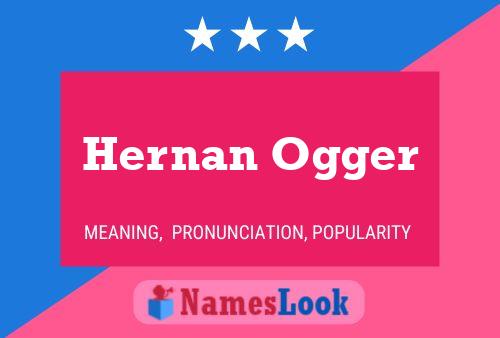 Hernan Ogger Name Poster