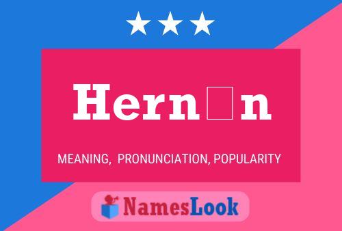 Hernán Name Poster