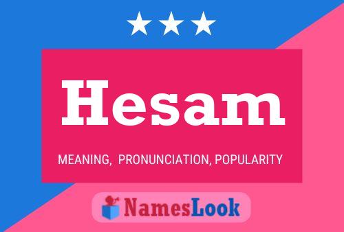 Hesam Name Poster