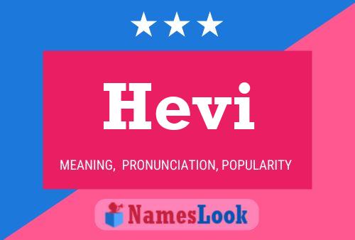 Hevi Name Poster