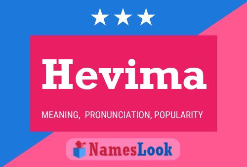 Hevima Name Poster