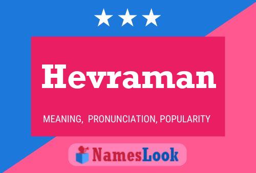 Hevraman Name Poster