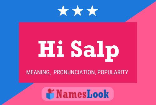 Hi Salp Name Poster