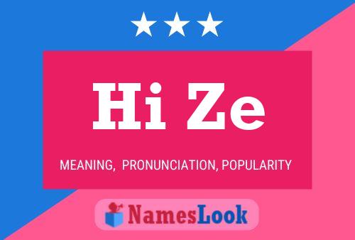 Hi Ze Name Poster