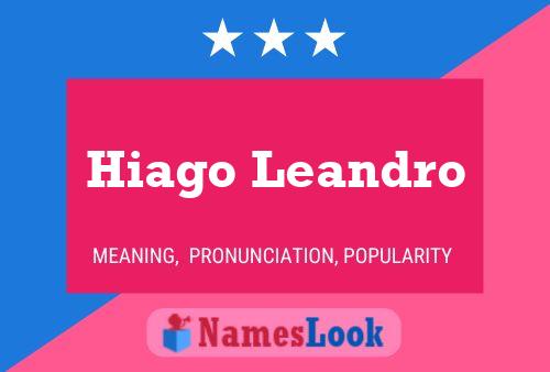 Hiago Leandro Name Poster