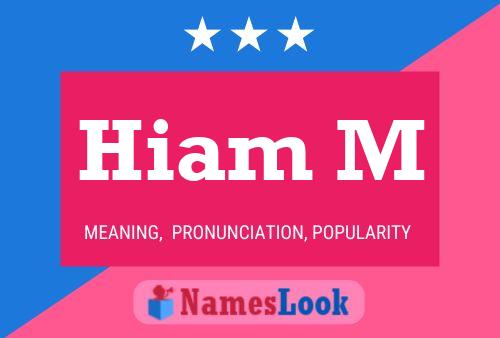 Hiam M Name Poster