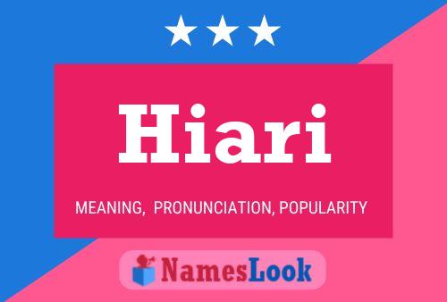 Hiari Name Poster