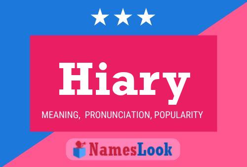 Hiary Name Poster