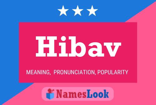 Hibav Name Poster