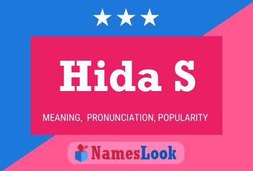 Hida S Name Poster