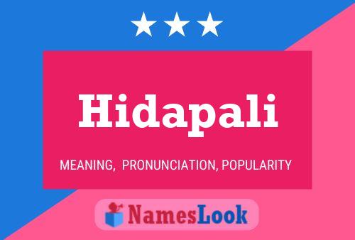 Hidapali Name Poster