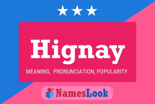 Hignay Name Poster